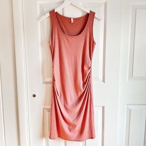 Pinkblush sleeveless ribbed fitted dress